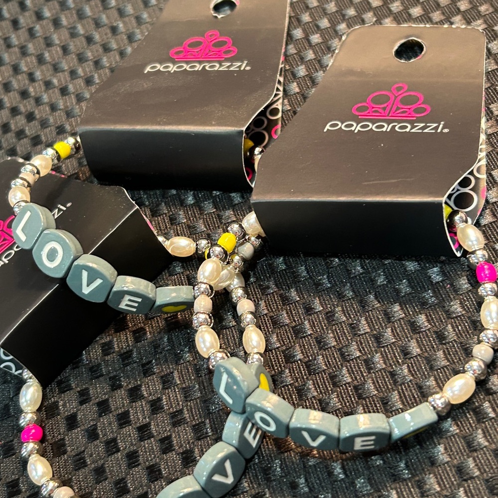 Paparazzi Beaded Love Bracelets